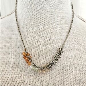 Coldwater Creek Gold Beaded Necklace